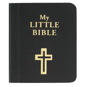 My Little Bible 2” Standard Edition - Selections of Key Verses From Every Book, Tiny Palm-size OT NT Scripture for Ministry Outreach, Classic 1769 KJV Text, 2" x 2.5”, Black Paperback