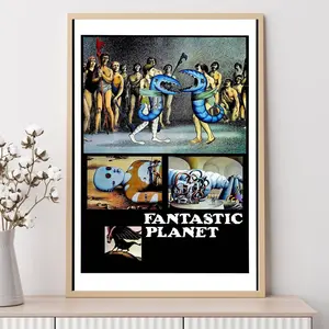 Fantastic Planet (1973)--Movie Poster, Art Prints, Home Decor,Wall Art