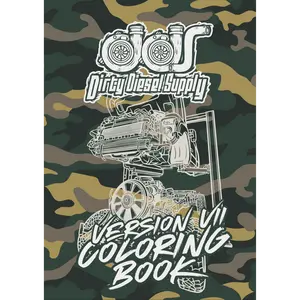 Dirty Diesel Supply Version 7 Truck Coloring Book - Perfect for Kids and Adults