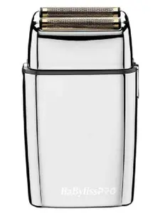 BaBylissPRO FOILFX02 Silver Cordless Metal Double Foil Shaver #FXFS2