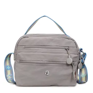 Lightweight women's bag, new style, casual, multi-layer pockets, large capacity, single shoulder messenger bag, fashionable, commuter, small bag, trendy outdoorfun