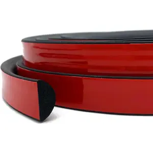 Solid Rubber Weather Stripping, Self-Adhesive EPDM Rubber Seal Strip Gasket for Automotive, RV Slide Out Seal, Marine, Garage Doors/Window and More - 0.75” Width, 0.375” Height - 20FT