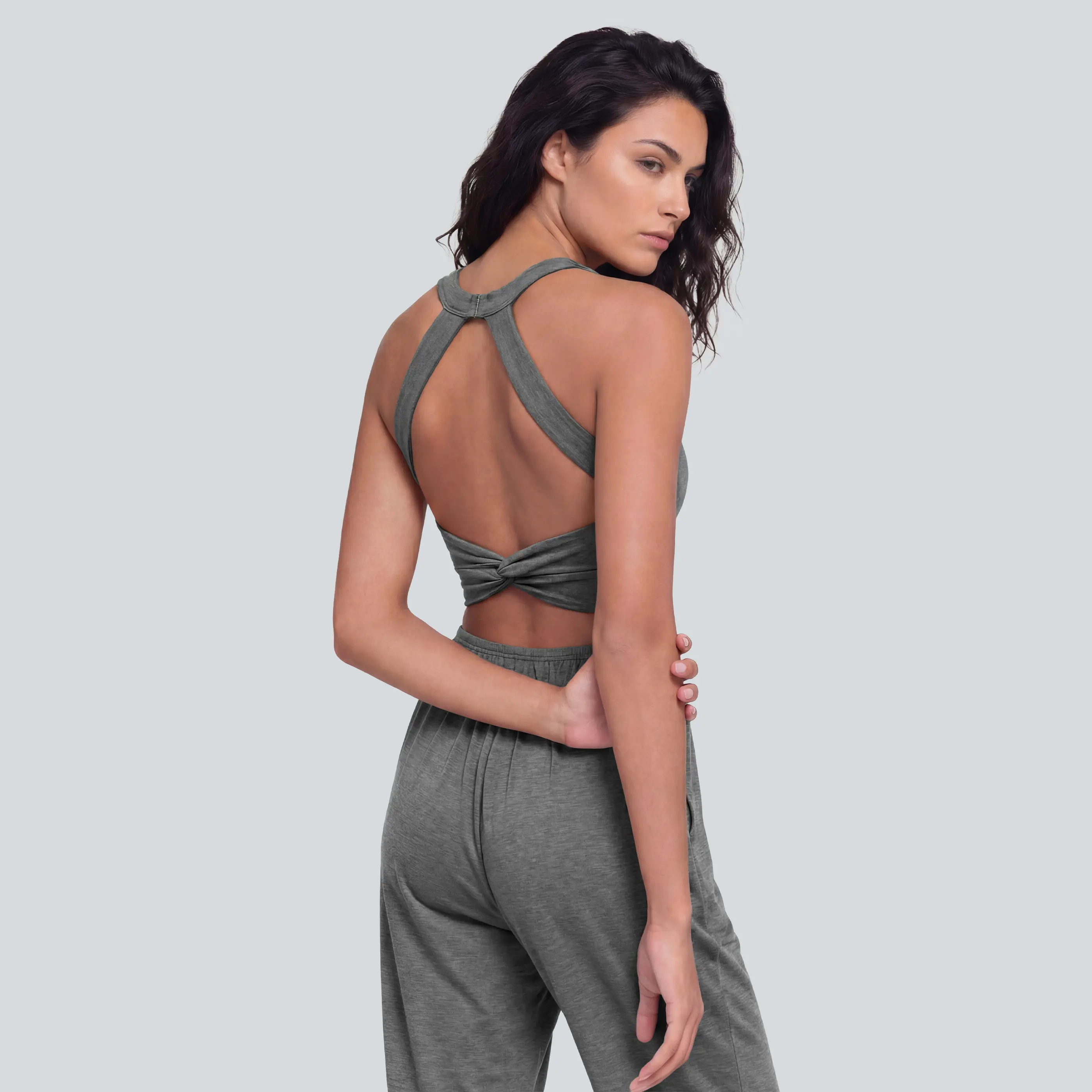 Halara U Neck Pocket Harem Casual Jumpsuit-Easy Peezy Edition Viscose #SwimWeek