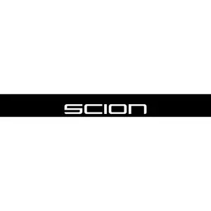 Scion Windshield Banner with Black Background SUNSTRIP Graphic Decal / Sticker Vinyl Decal