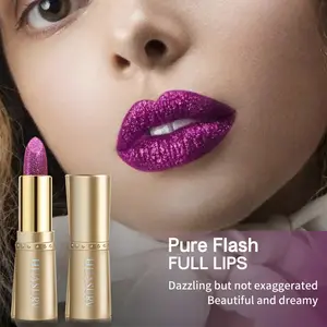 Huasurv Radiant Moisturizing Pearl Lip Balm, Bright Berry Color Lipstick, Perfect for Parties, Cosplay, Halloween, Christmas