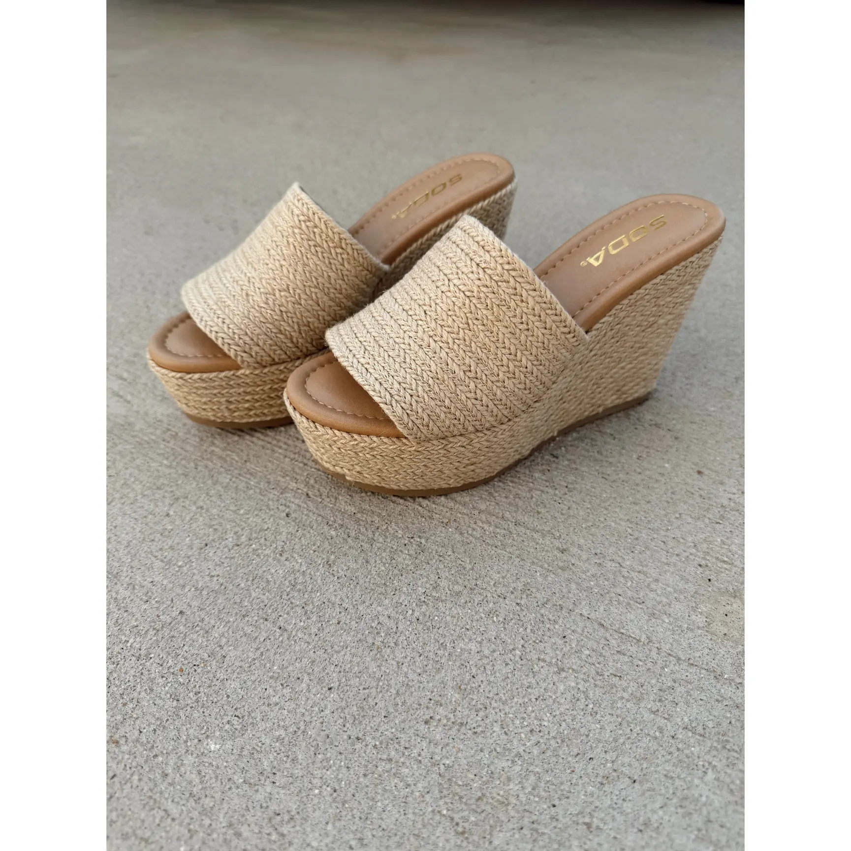 Palm Beach Jute Wedges