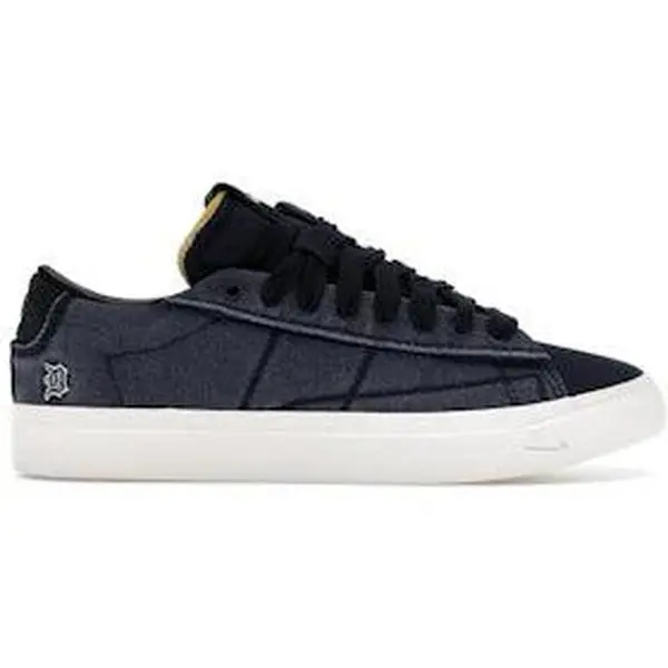 Nike Blazer Low Devin Booker Detroit Tigers College Navy Sneakers Shoes Low Top Casual Athletic Footwear Lightweight Cushioned Lifestyle Shoes Lace-Up Design Durable Rubber Sole Classic Basketball Inspired Style Everyday Comfort Streetwear Fashion