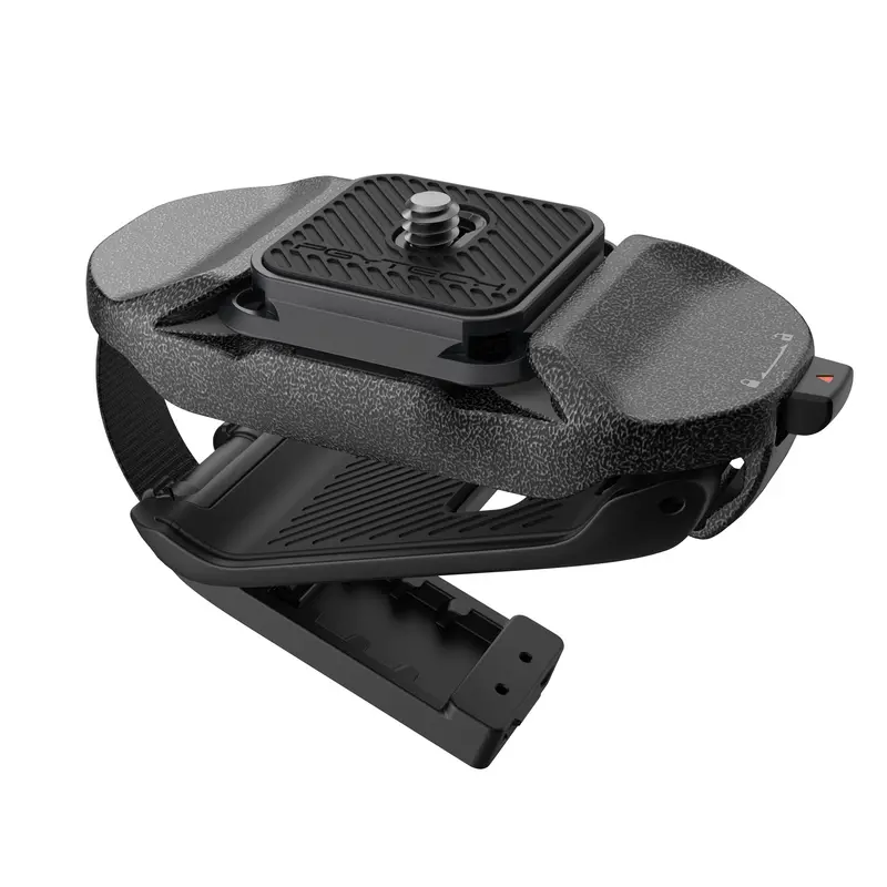 PGYTECH Beetle Camera Clip V2+Plate - Aerospace Aluminium Quick-Release Backpack Strap Mount (30kg/66lbs Load), Camera Accessories with Arca-Swiss Plate, SnapLock System, Rubber Grip, 79g Hands-Free for DSLR Mirrorless