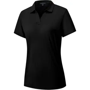 Hardware supplies Women's Polo Shirts Short Sleeve Quick Dry UPF 50+ Sun Protection Business Casual Collared Shirt Tennis Golf Shirt Work Tops