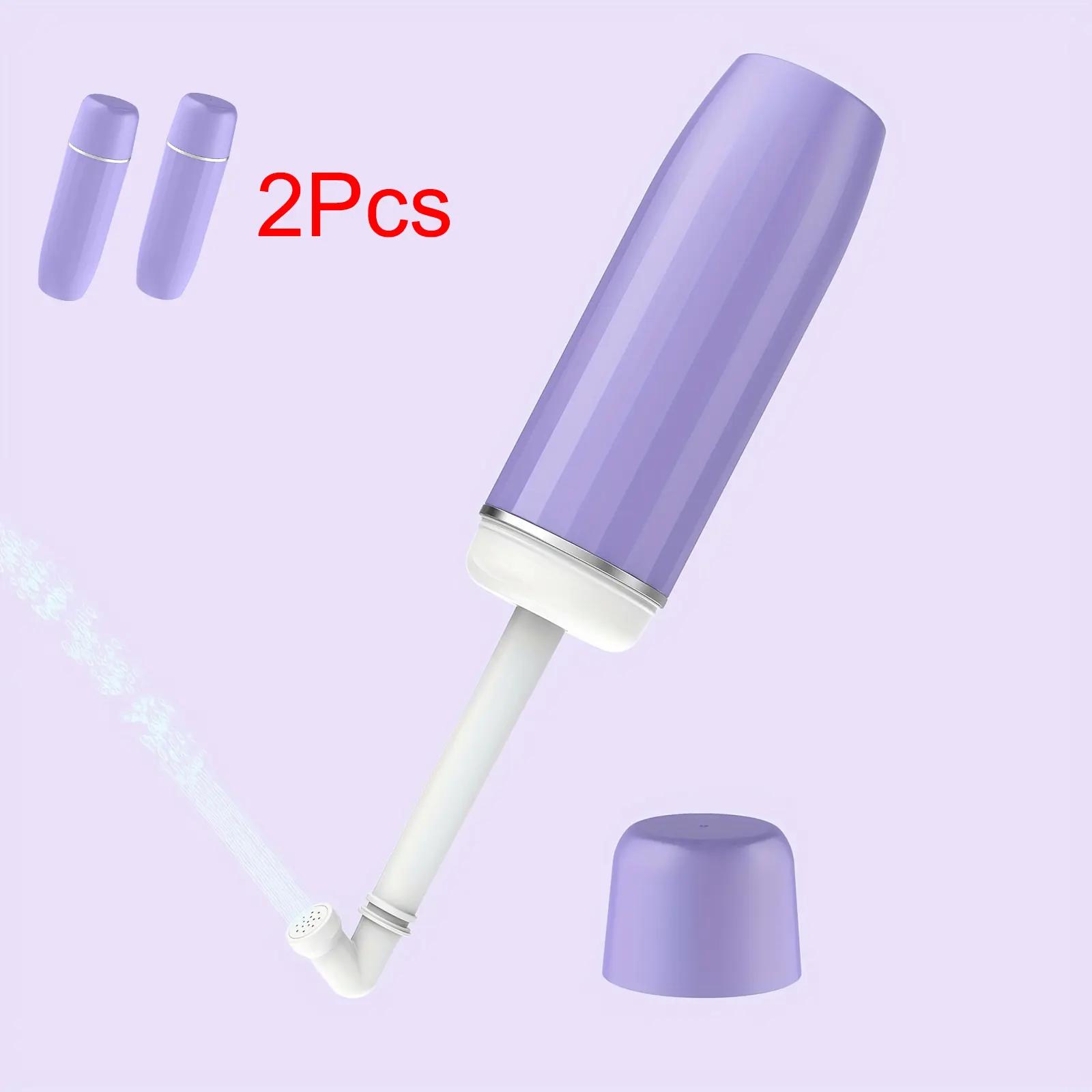 2PCS Portable Bidet Sprayer - Leakproof Design with Removable Water Storage, Ultra-Slim Dual Handheld Adjustable for Postpartum & Perineal Care