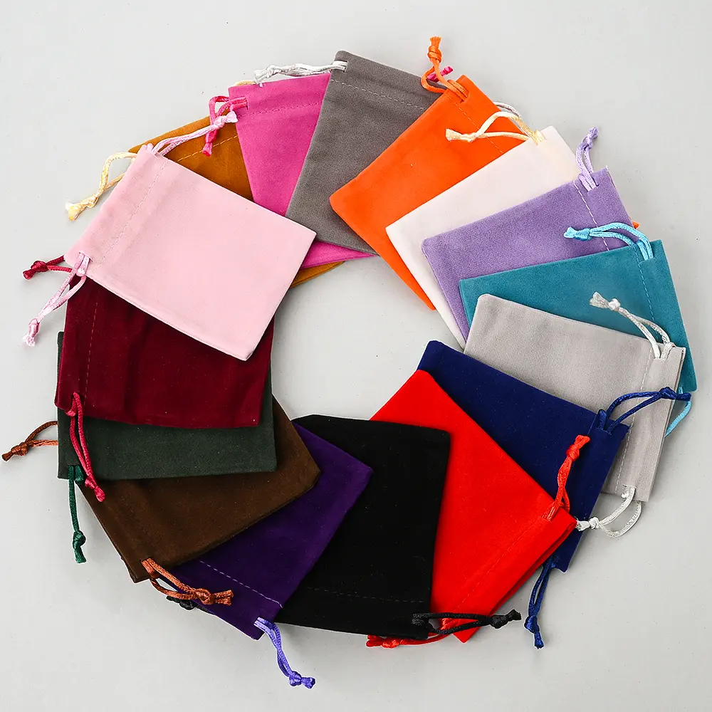 30Pack Colorful Drawstring Storage Bags, Mini Jewelry Organizer Pouches for Bracelets, Necklaces, Rings, Earrings, Earbuds and Small Accessories, Portable Travel Storage Bags for Gifts, Party Favors and Daily Organization