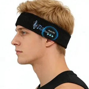 Bluetooth sports head mounted detachable speaker, cordless earphones, USB rechargeable and warm, washable, used for music and calls, built in microphone, suitable for snow, skiing, outdoor, sports, fitness, couple's styles, unisex, Audio