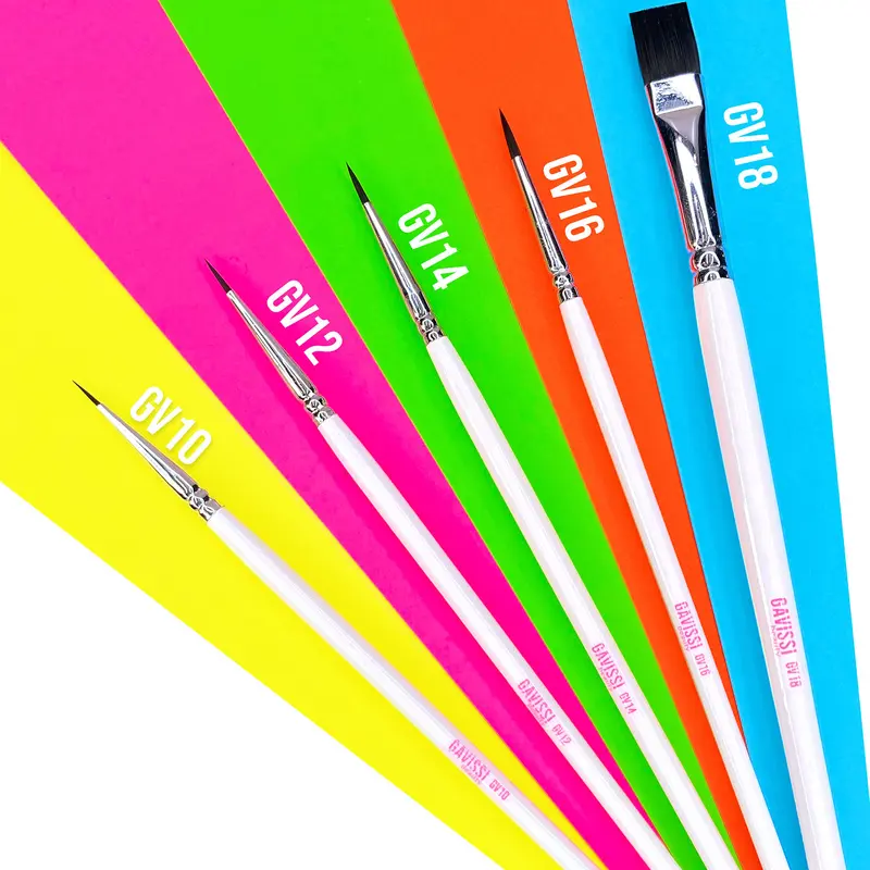 Detail Graphic Liner Brush for Eyes, Face & Body Art