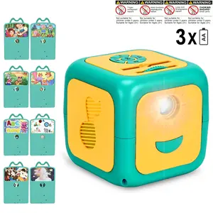 Children's Early Education Projector Toy 8 Fairy Tale Slides, Bedtime Stories, Music Box & Starry Night Light, Perfect as a Birthday or Holiday Gift for Boys and Girls
