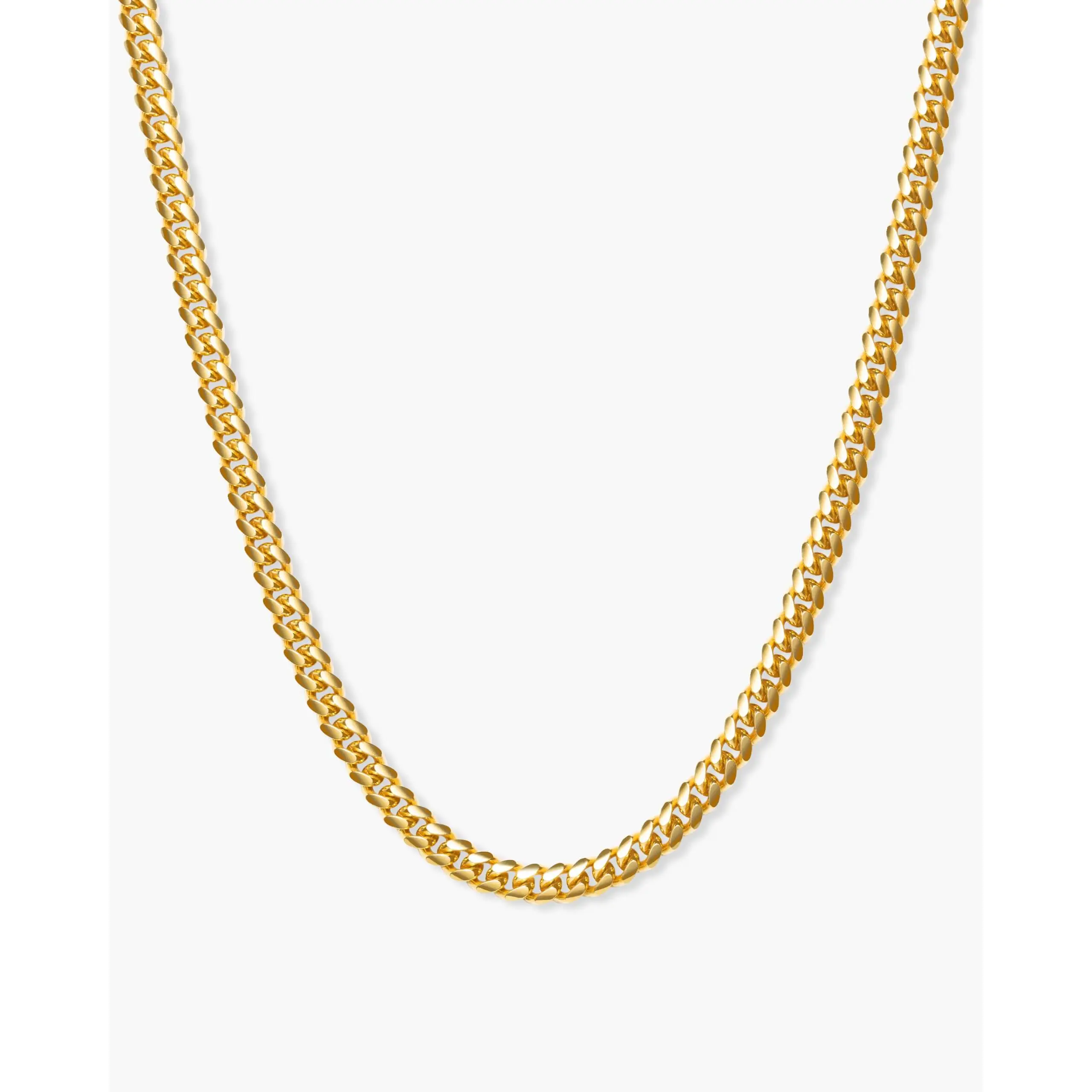JAXXON Youth Cuban Link Chain 3mm - Gold - Waterproof - Box Clasp