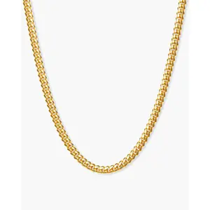 JAXXON Youth Cuban Link Chain 3mm - Gold - Waterproof - Box Clasp