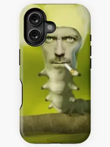 House Caterpillar Meme Phone Case – Funny Cute Insect Design, Trendy Aesthetic Cover, Gift for Meme Lovers - Tough Case MagSafe Case for Model X 11 12 13 14 15 16 17 Pro Max S21 S22 S23 S24 S25 Ultra