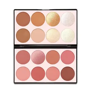 Blush Highlighters Bronzer Powder All in one Makeup Palettes Contour Kit