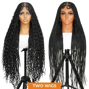SuperNova Boho & Non-Boho Wig Set – Two Wigs for Versatile Styles Soft Synthetic Hair