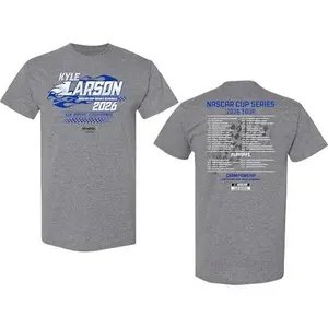 Kyle Larson #5 NASCAR 2026 Cup Series 2 Sided Race Schedule T-Shirt
