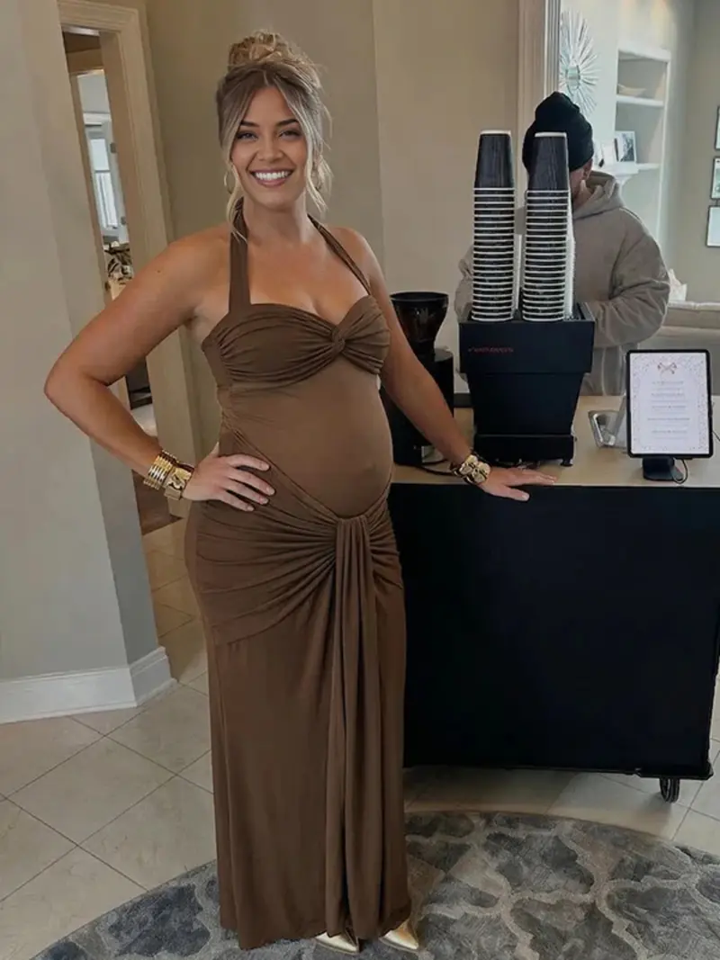 maternity long dress - TikTok Shop