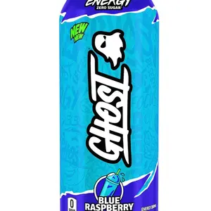 Ghost Energy 4pks Blue Raspberry Flavor Zero Sugar Sport Beverage Drink Energy Drink