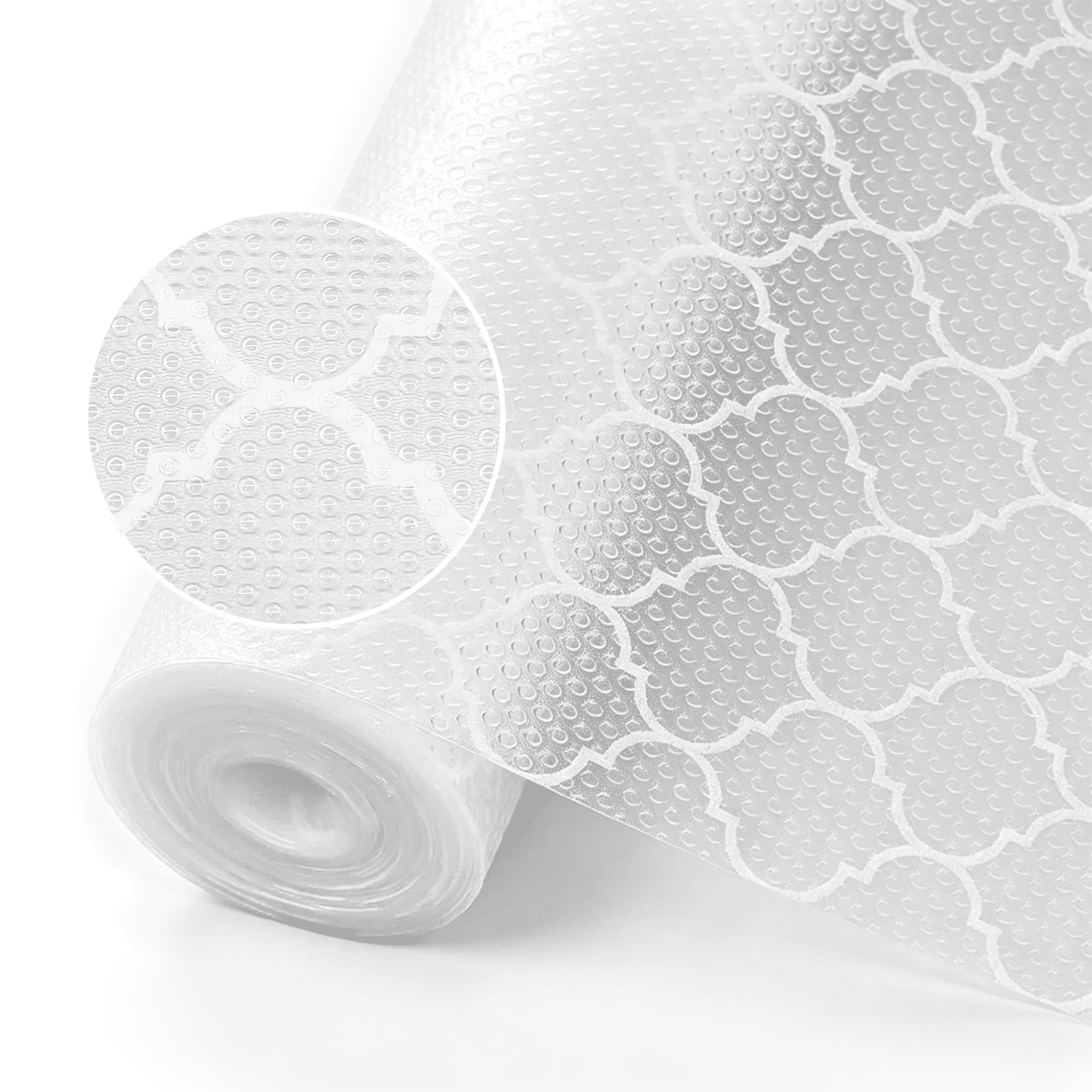 12in x 10ft Non-Adhesive EVA Drawer Shelf Liner Roll - Waterproof, Oil-Resistant, Anti-Slip, Washable Cabinet Mat for Kitchen Tableware, Refrigerator Drawers, Coasters