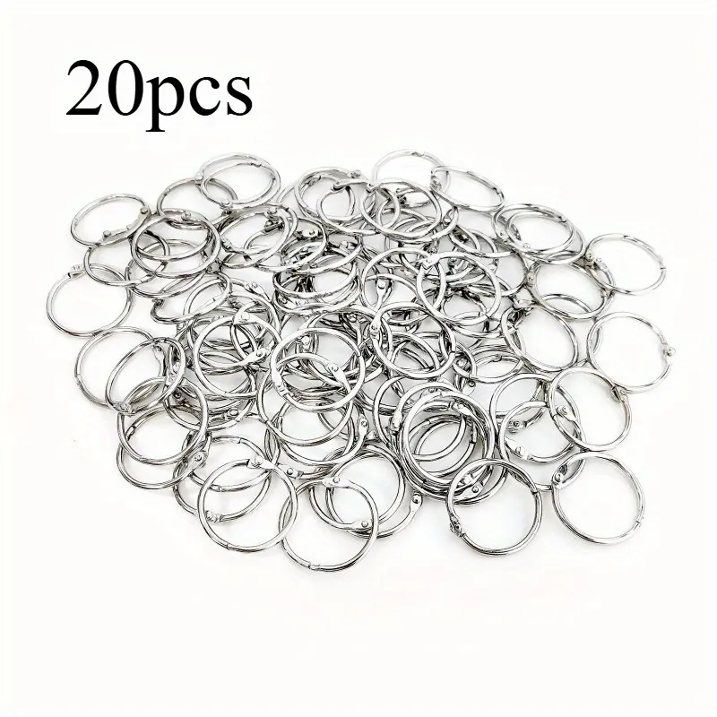 Loose Leaf Binder Rings - Perfect for Index Cards, Flash Cards, Organization, and More, Classroom Supplies