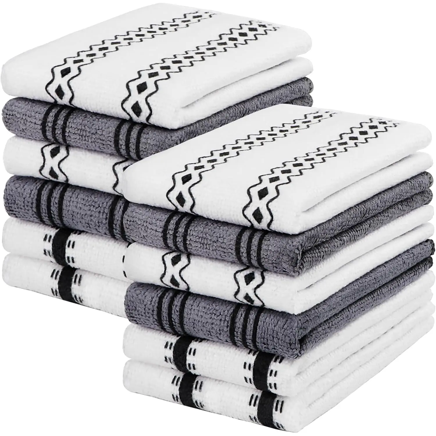 Microfiber Cleaning Cloth, 12 Pack Premium Kitchen Towels, Lint Free, Scratch-Free, Highly Absorbent, Reusable Dish Towels for Kitchen and Household HOMEXCEL kitchen cleaning