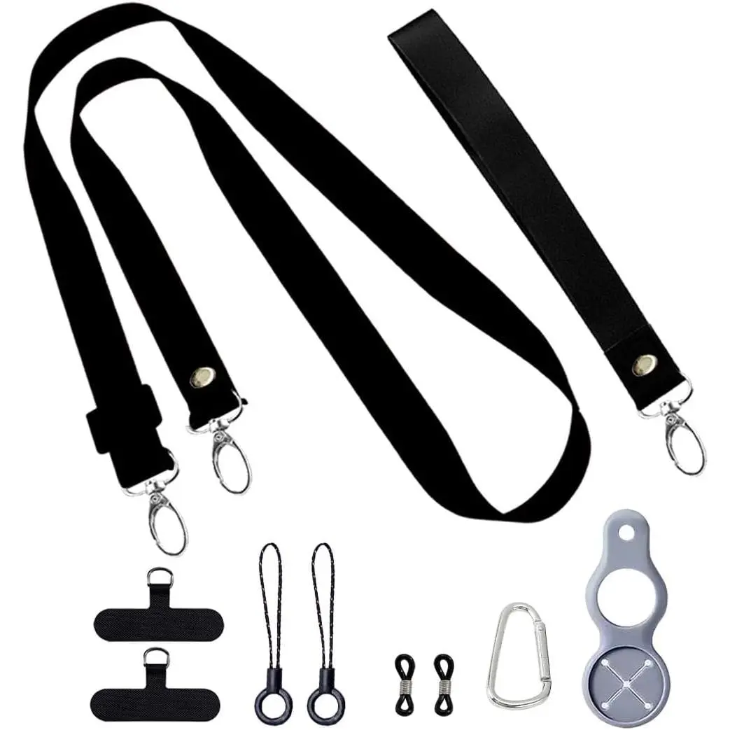 2 Pack Phone Lanyard Crossbody Wrist Strap, Universal Cell Phone Multifuctional Patch Lanyards Compatible with