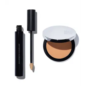 All-Day Complexion Bundle - Includes Skin Mimetic Concealer + Diffusion Set Pressed Setting Powder