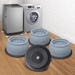 4PCS Anti-Vibration Washing Machine Support Anti-Slip Rubber Feet Base Pads Mat US Anti-slip Machine Foot Pad Bathroom Fixture Accessories