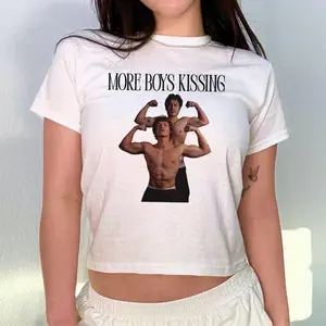 Y2K Baby Tee Hudson Williams Connor Storrie, Hollanov & Rozanov Shirt, Heated Rivalry Romance Tee, Queer Hockey Fan Top, Gift For Gay Friend