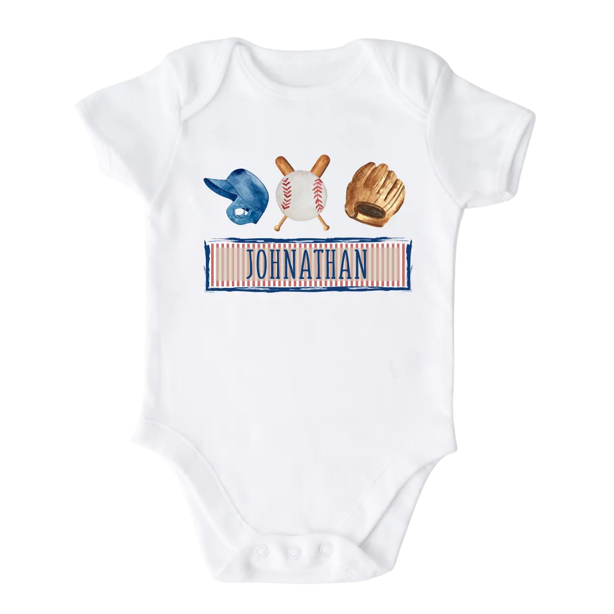 Personalized Outfit Baseball Custom Name Baby Onesie® Newborn Outfit