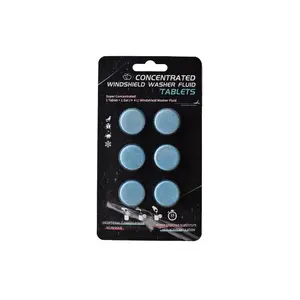 Car Lounge Windshield Washer Fluid Tablets  Tablets for Gallons of Powerful Cleaning with Eco-Friendly Design & Compact Storage