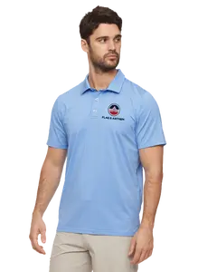 KB TOUR COLLECTION NAPLES STRIPED PERFORMANCE POLO