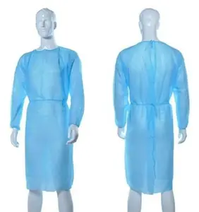 Disposable Isolation Gowns – Premium Blue Medical PPE (100 Pcs/Case)
