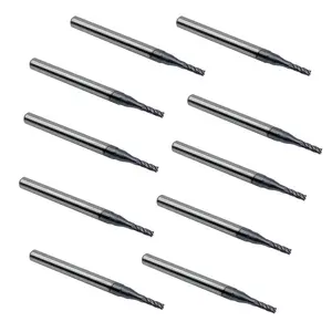 LU&MN Carbide Square End Mill - 4 Flute 1/16" 4T Milling Bits Sets for Hardened Steel, Metal & More Versatile Tool for DIYers & Professionals Cnc Machines Industrial