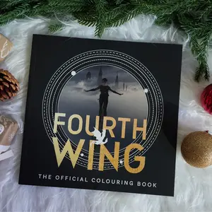 Fourth Wing: The Official Coloring Book - A Creative Art Book Featuring 40 Illustrations from Fan Artists