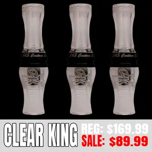 BLACK FRIDAY 2025 CLEAR KING ACRYLIC GOOSE CALL