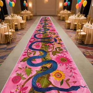 Crystal Velvet Vine Snake Rug, Dining Hall Runner, Sunflower Living Room Mat, Comfortable Bedroom Bedside Pad, Kitchen Rug, Decorative Area Rug, Durable Decorative Mat