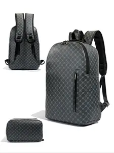New Casual Backpack for Men, Large Capacity Business Bag, High-End School Bag, Travel Backpack, Zip Backpack, All Seasons, Durable Outdoor Rucksack, Stylish Design