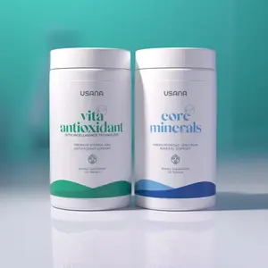 USANA CellSentials     Premium, daily multivitamin and multimineral system featuring USANA’s patented InCelligence Complex†* Supplement Healthcare Healthy Tablet Natural