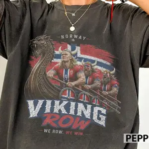 Retro Erling Haaland Viking Vintage Comfort Colors Shirt, Norway Soccer Shirt, Meme Shirt