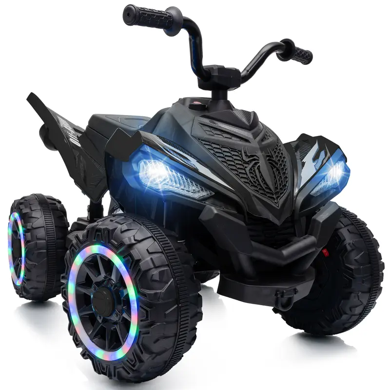 24V ATV Kids 4 Wheeler, Spider Electric Four Wheeler for Kids Ride on Toy, 16" Extended Seat