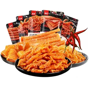Spicy Strips,Latiao,5 Packs Chinese Spicy Sticks,Classic Piquancy Daily Party Latiao Delicious Snack2.2 Ounces Per