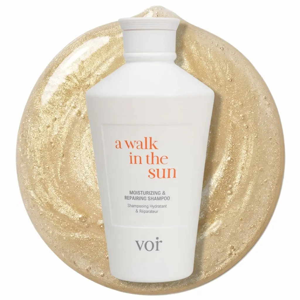 [NEW] Voir Haircare Sulfate-Free Moisturizing & Repairing Shampoo, 8.4 Fl Oz | Lightweight Hydrating Nourishment for Dry, Damaged Hair & Split Ends, Gentle Daily Cleanse for Frizzy Flaky Oily Scalp, Anti-Thinning Strengthening Treatment for All Hair Types