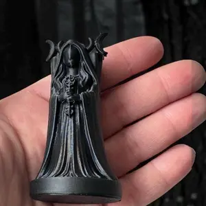 Cosmic Alchemy Shoppe Standing Hekate Totem Statue - Lightweight Religious Decorations, Religious Altar Home Decor Ornament, Goddess of Crossroads - Ideal Gift for Home Supplies Enthusiasts