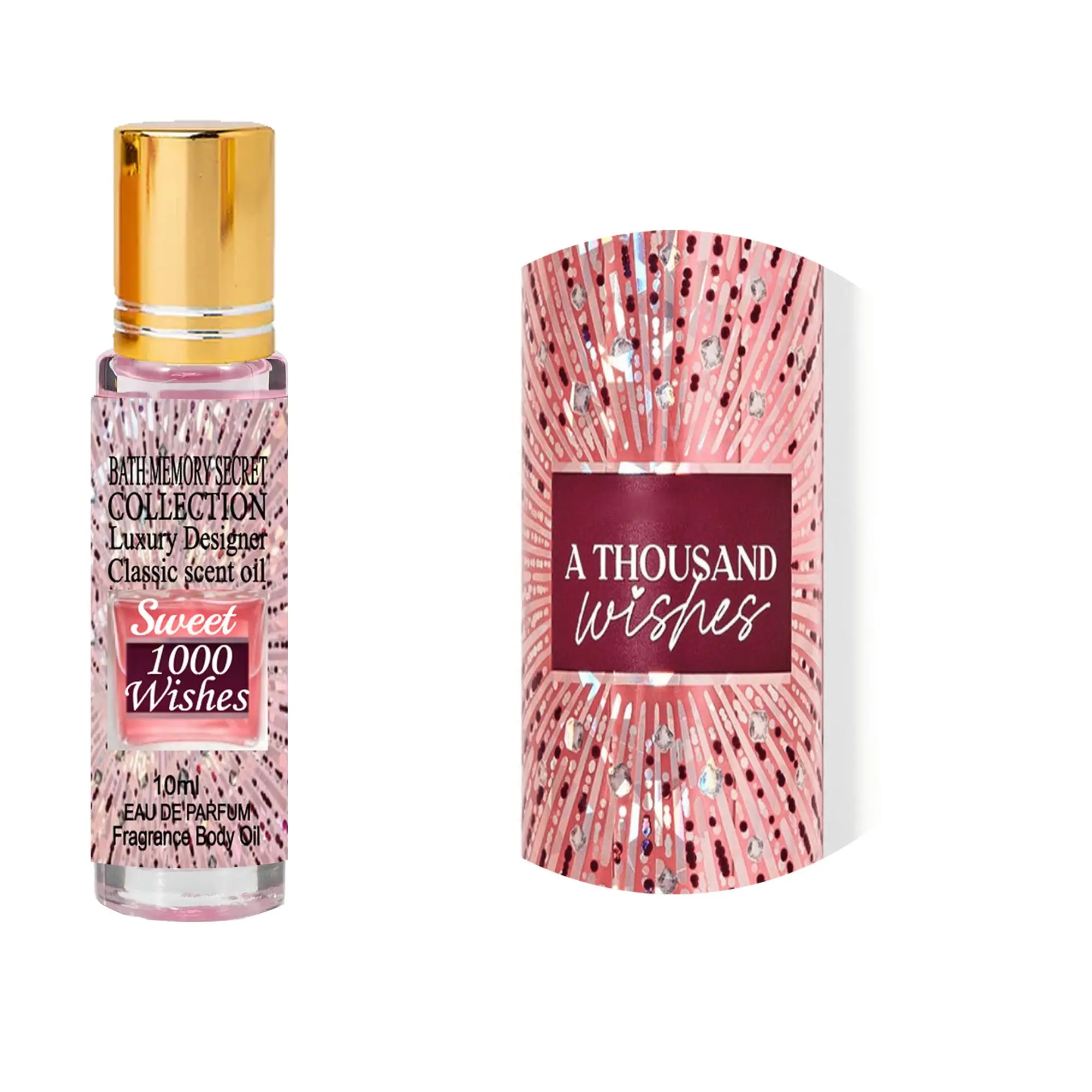 10ML Warm a Thousand Wishes Fragrance Oils, Liquid Candy Women Perfume, Date Night Perfume, Floral Scented, Floral Scents Perfume, Alcohol-Free Roll-On, Long-Lasting Light Fragrance, Enchanting Fragrance, Body Scent, Sweet Floral Scent