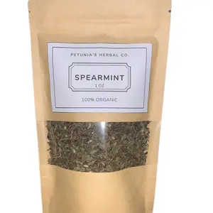 Organic Spearmint Leaves | Dried Organic Spearmint | Loose Leaf Tea | Natural | Digestion Aid, Anti-Nausea Beverage